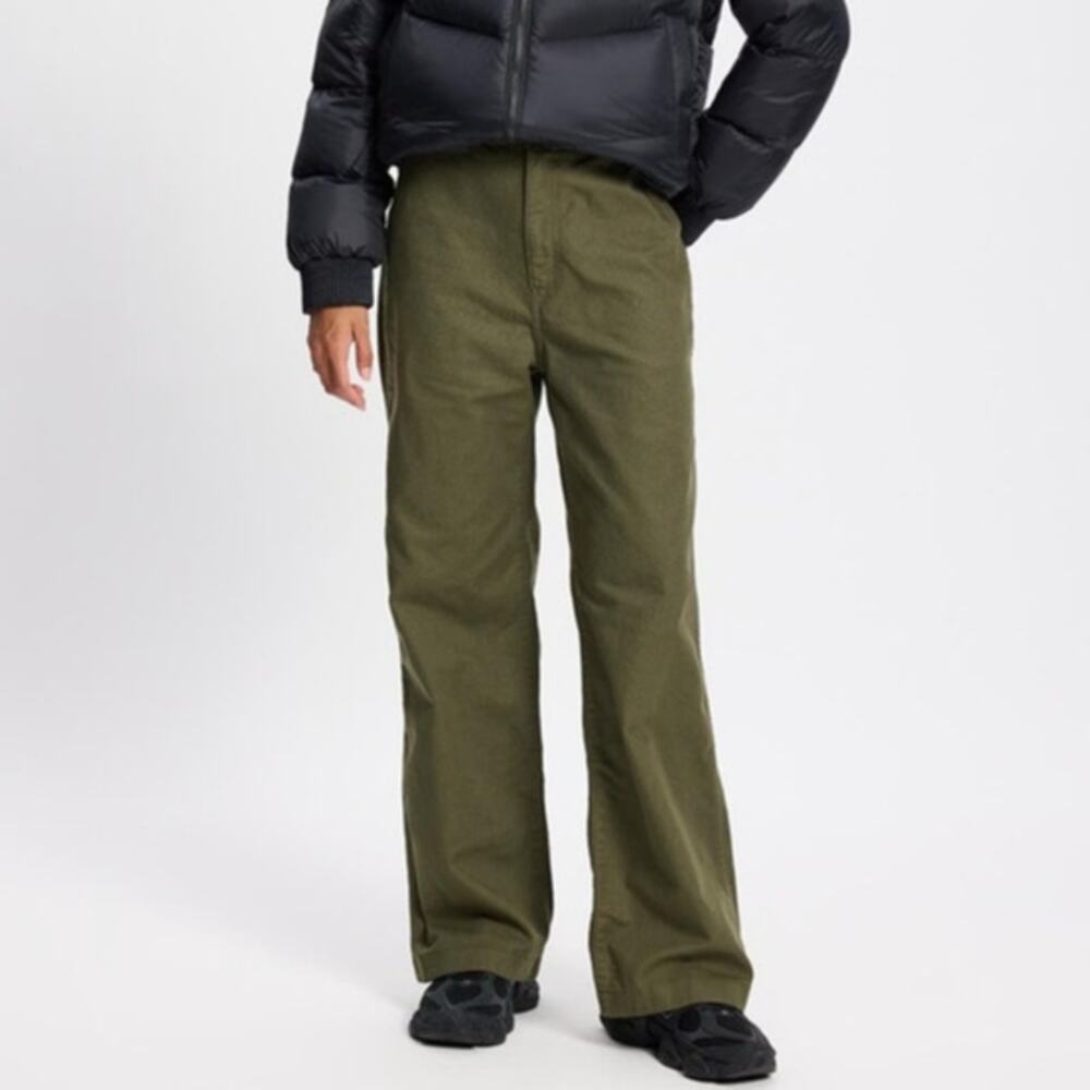 Patagonia Basin Green Point Reyes Canvas Technical Wide Leg Relaxed Pants